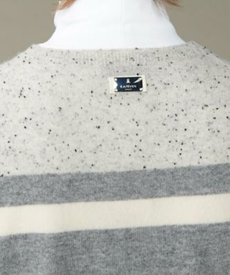 カラーブロッククルーネックカシミヤニット（VG4FST42L