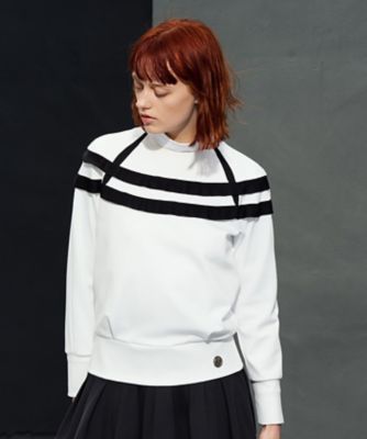 グログラン使いプルオーバーカットソー（VG4FSW31L