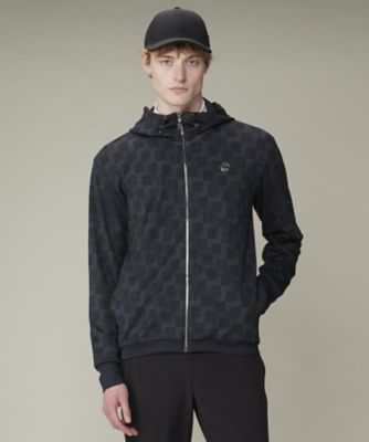 フルオープンプリントパーカー【蓄熱保温】（VG4FSW32M