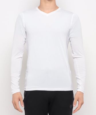 長袖Vネックアンダーシャツ 【返品不可商品】（VG4FUD02M