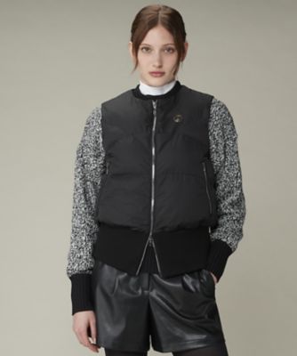 中わたアウターベスト【HEAT NAVI裏地付き／衿取り外し可