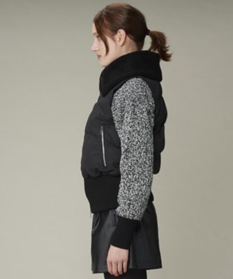 中わたアウターベスト【HEAT NAVI裏地付き／衿取り外し可