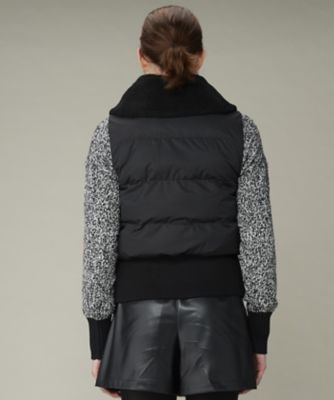 中わたアウターベスト【HEAT NAVI裏地付き／衿取り外し可