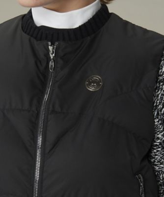 中わたアウターベスト【HEAT NAVI裏地付き／衿取り外し可