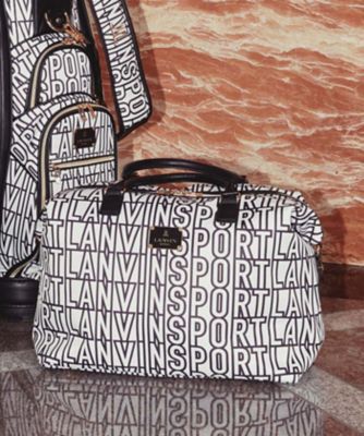 ランバン スポール LANVIN SPORT ロゴデザインボストン