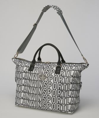 ランバン スポール LANVIN SPORT ロゴデザインボストン