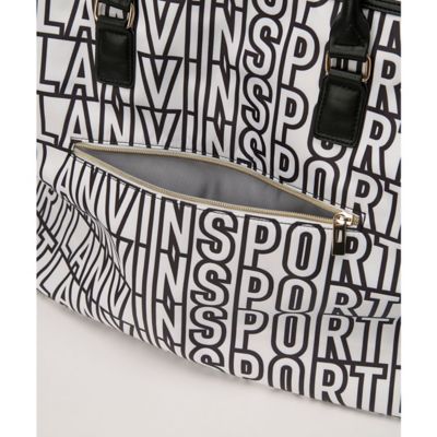 ランバン スポール LANVIN SPORT ロゴデザインボストン
