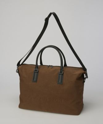 ランバン スポール LANVIN SPORT スエード調ボストンバッグ