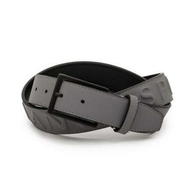 ＜LANVIN SPORT＞ランバン　スポール　ＬＡＮＶＩＮ　ＳＰＯＲＴ　ロゴデザインベルト【サイズ調整可能】（ＶＧ５ＦＢＬ０２Ｍ）