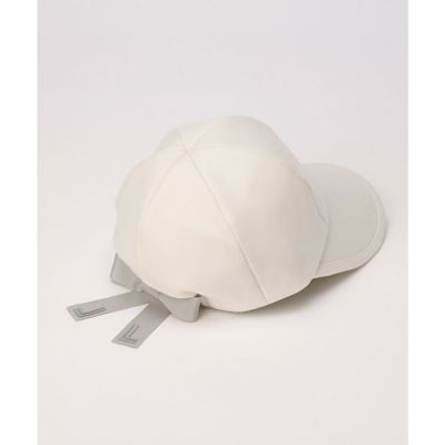 ランバン スポール LANVIN SPORT ツバ長めキャップ【リボン
