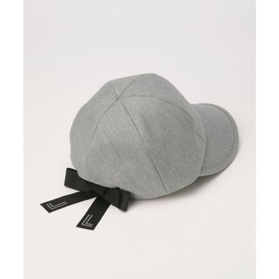 ランバン スポール LANVIN SPORT ツバ長めキャップ【リボン