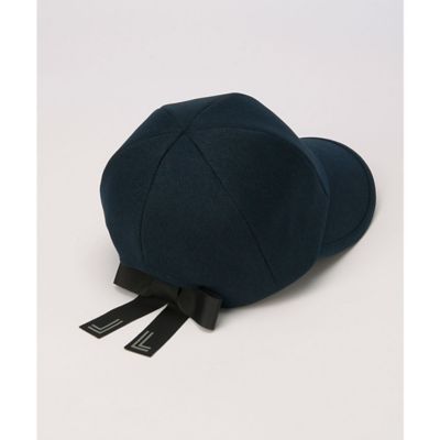 ランバン スポール LANVIN SPORT ツバ長めキャップ【リボン