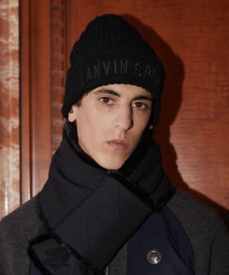 ランバン スポール LANVIN SPORT ロゴデザインウールワッチ