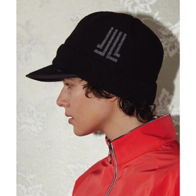 ランバン スポール LANVIN SPORT ツバ付きソフトラメニット