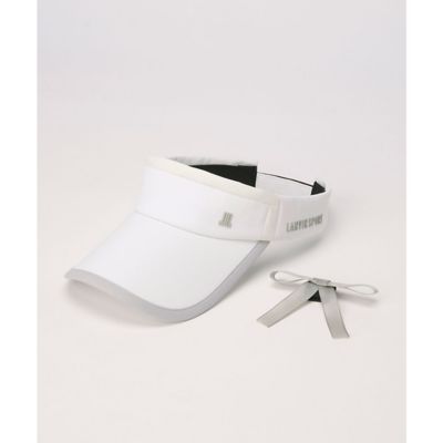 【LANVIN SPORT】３点セット　パーカー+スカート+サンバイザー ランバン スポール LANVIN SPORT サンバイザー【リボン