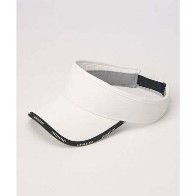 ＜LANVIN SPORT＞ランバン　スポール　ＬＡＮＶＩＮ　ＳＰＯＲＴ　パイピングロゴバイザー（ＶＧ５ＦＣＰ５１Ｍ）