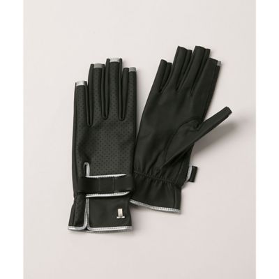 ランバン スポール　LANVIN SPORT　指先オープングローブ 両手用　レディス ランバン スポール LANVIN SPORT 指先オープングローブ