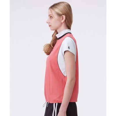 ランバン スポール LANVIN SPORT モックネック半袖シャツ