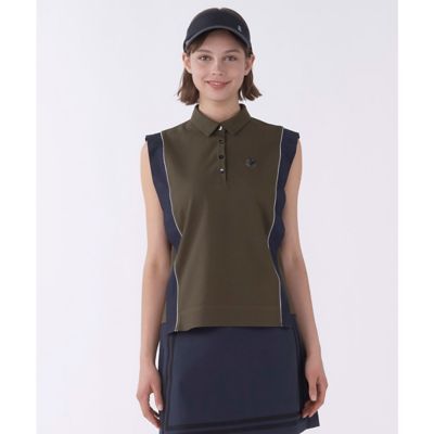 ランバン スポール LANVIN SPORT 異素材MIXノースリーブ