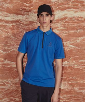 ランバン スポール LANVIN SPORT ポロ衿プリントポロシャツ