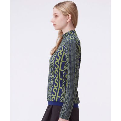 ランバン スポール LANVIN SPORT LSロゴプリントモック