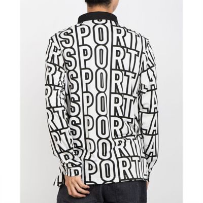 ランバン スポール LANVIN SPORT マイクロパイル起毛ロゴ