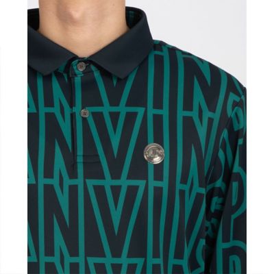 24SS ランバンスポール モノグラムプリント長袖シャツ 24SS ランバン