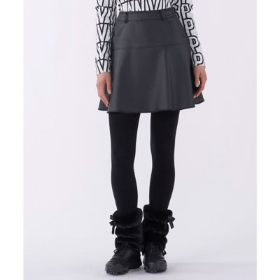 ランバン スポール LANVIN SPORT フェイクレザーフレア