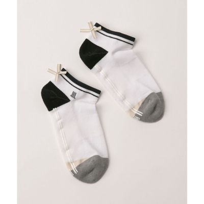 ＜LANVIN SPORT＞ランバン　スポール　ＬＡＮＶＩＮ　ＳＰＯＲＴ　アンクル丈ソックス【返品不可商品】（ＶＧ５ＦＳＯ１１Ｌ）