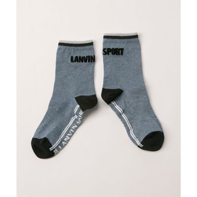 ランバン スポール LANVIN SPORT ミドル丈ラメソックス