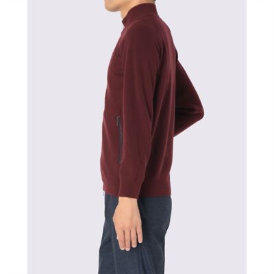ランバン 100%カシミヤ ニットブルゾン ジップアップダブルニットブルゾン（VG5FST61M） | LANVIN
