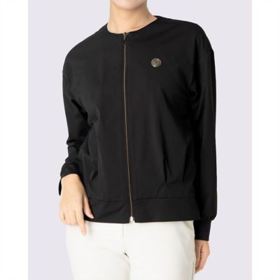 未来　新品ランバンスポール　モックネックL　白　定価19800円　裏微起毛 ランバン スポール LANVIN SPORT クルーネックカットソー
