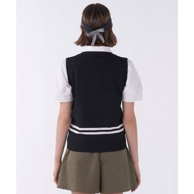 ランバン スポール LANVIN SPORT クルーネックニットベスト