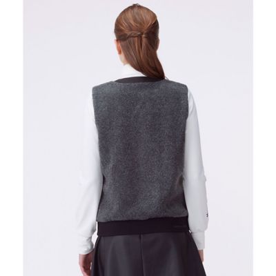 ランバン スポール LANVIN SPORT フェイクファーアウター