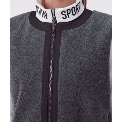 ランバン スポール LANVIN SPORT フェイクファーアウター