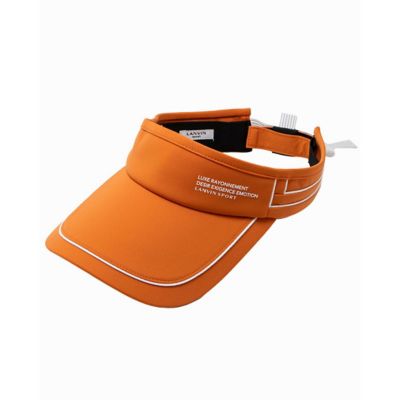 【LANVIN SPORT】３点セット　パーカー+スカート+サンバイザー 配色ラインサンバイザー【部分UV】（VG5SCP53L） | LANVIN