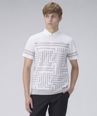 総柄半袖シャツ【Sunscreen NIR／吸汗速乾