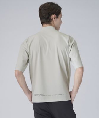 ビッグシルエット半袖シャツ【Sunscreen NIR／ストレッチ