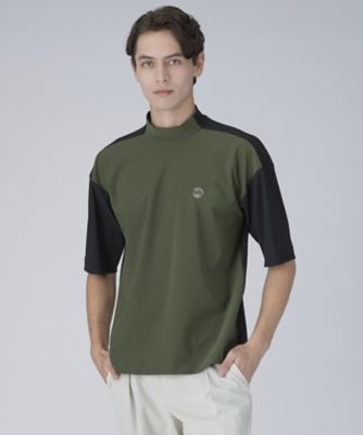 ビッグシルエット半袖シャツ【Sunscreen NIR／ストレッチ