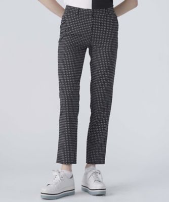 ドット柄プリント9分丈パンツ【Sunscreen NIR