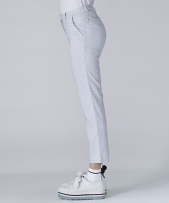 ドット柄プリント9分丈パンツ【Sunscreen NIR