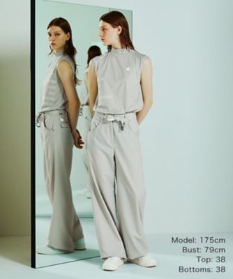 ワイドロングパンツ【Sunscreen NIR／吸汗速乾