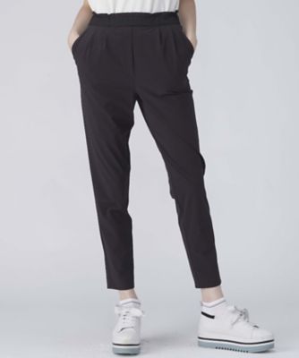 WEB限定カラー】ウエストギャザー 9分丈イージーパンツ【UV