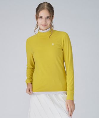 起毛ベア天竺ハイネック長袖シャツ【保温／ストレッチ