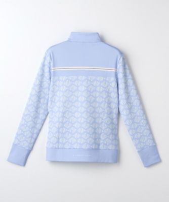 Munsingwear ロゴ 総柄 プリント 長袖 ジップアップ 3L Munsingwear ロゴ 総柄 プリント 長袖 ジップアップ 3L Munsingwear