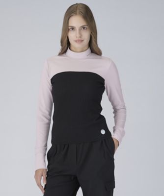 ビスチェレイヤード調モックネック長袖シャツ（VG5SLS22L