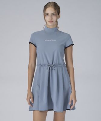 定価47300円【新品】レディース40ランバンスポールモックネックワンピース モックネック半袖ワンピース【UV】（VG5SOP41L） | LANVIN