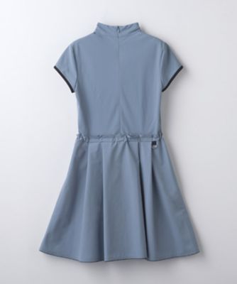 WEB限定】【トールSサイズ】モックネック半袖ワンピース【UV
