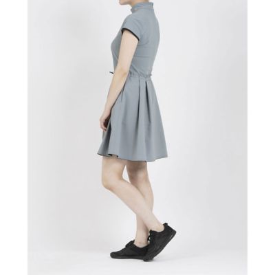 WEB限定】【トールSサイズ】モックネック半袖ワンピース【UV