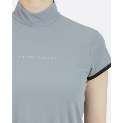 WEB限定】【トールSサイズ】モックネック半袖ワンピース【UV